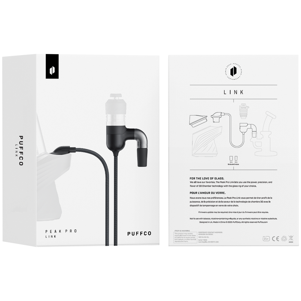 Puffco Peak Pro Link Water Pipe Adapter | Packaging
