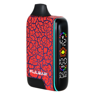Pulsar 510 DL 5.0 Auto-Draw Vape Bar | Crackle Series | Garnet Venture