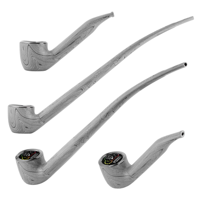 Pulsar 510 DL Wizard Pipe Auto-Draw Vape | Driftwood | Sherlock & Wizard Stems Side View