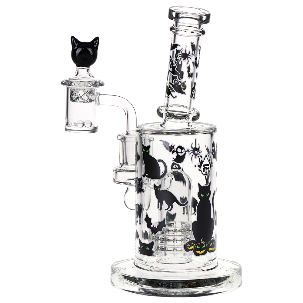 Pulsar Black Cat Dab Rig Set | Back View