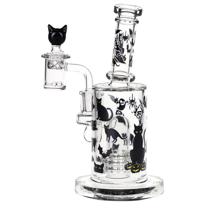 Pulsar Black Cat Dab Rig Set | Back View
