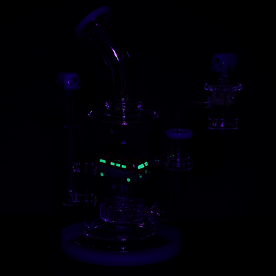 Pulsar Camper Van Dab Rig Set | Glow In The Dark Accents