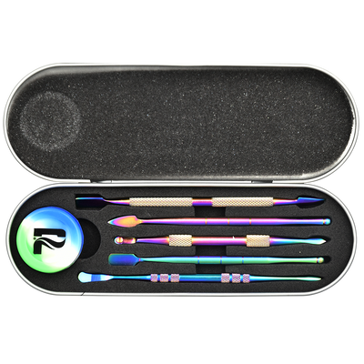 Pulsar Dab Tool Set | Rainbow | Travel Case