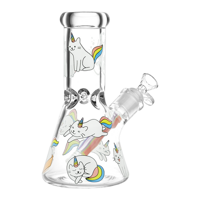 Pulsar Design Series Beaker Bong | Caticorns | Back View