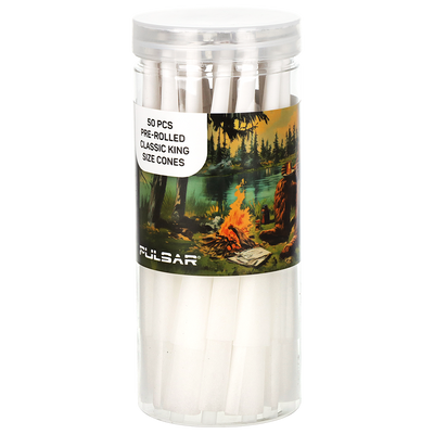 Pulsar Design Series Smoker's Kit | Bigfoot Camp | King Size Pre-Rolled Cones