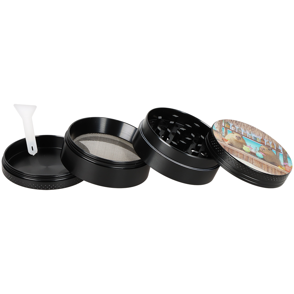 Pulsar Design Series Smoker's Kit | Capybara Cabana | 4 Piece Grinder