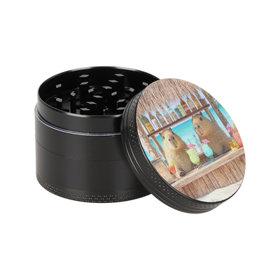 Pulsar Design Series Smoker's Kit | Capybara Cabana | 4 Piece Grinder