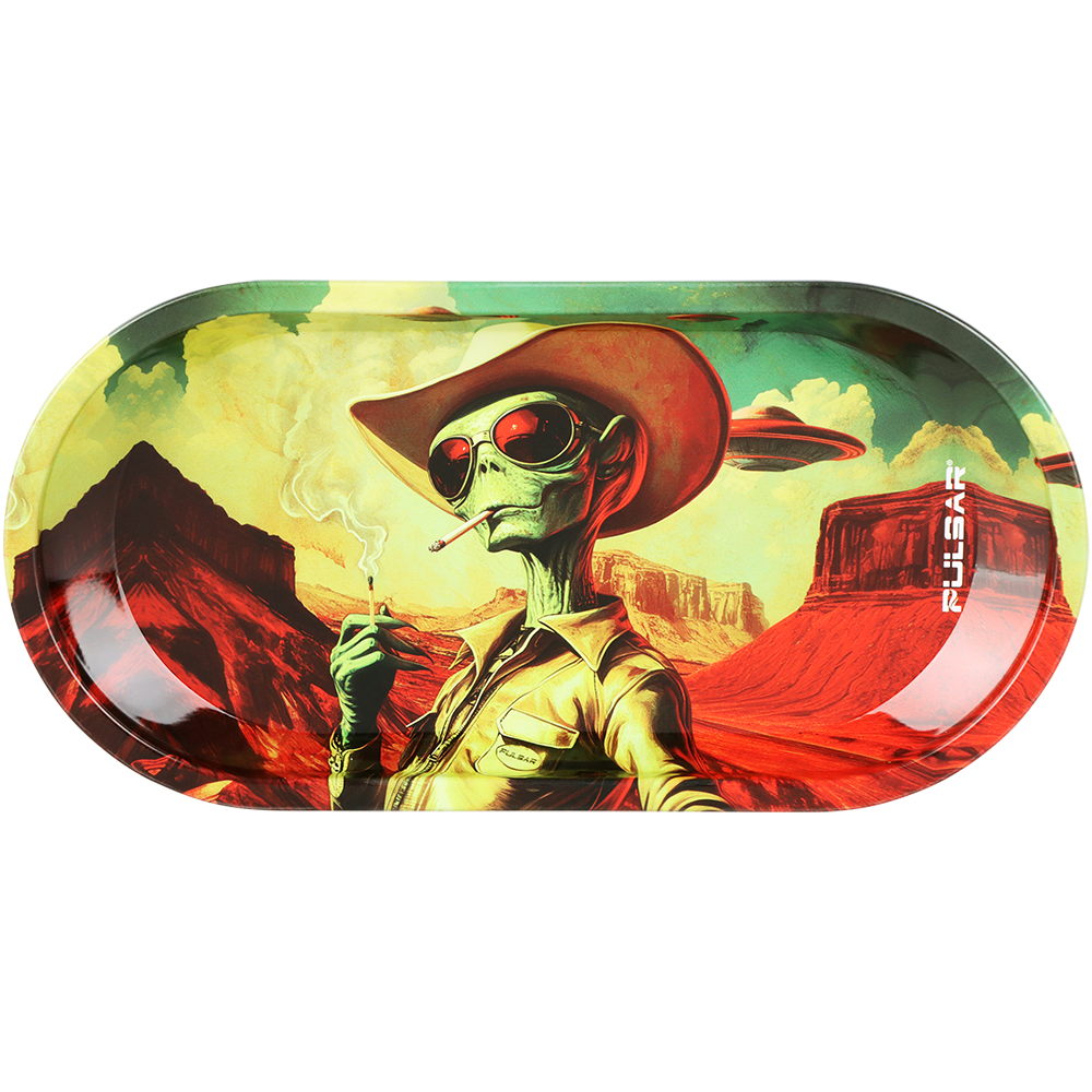 Pulsar Design Series Smoker's Kit | Cowboy Alien | Rolling Tray