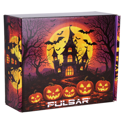 Pulsar Design Series Smoker's Kit | Haunted House | Gift Box Packaging Front View
