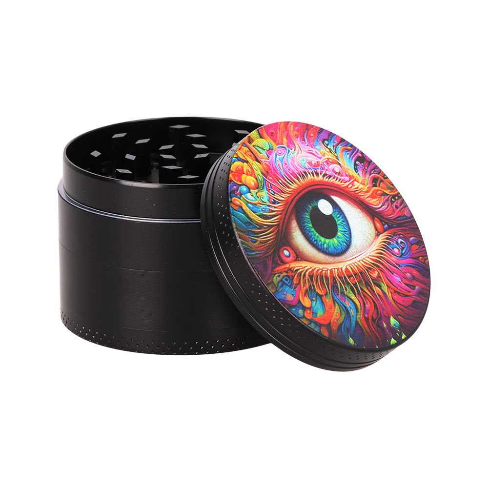 Pulsar Design Series Smoker's Kit | Sunflower Of The Mind | 4 Piece Grinder