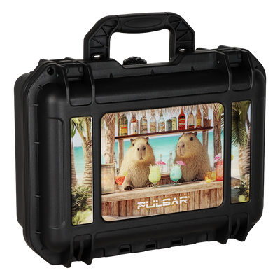 Pulsar Design Series Smoker's Travel Kit 2.0 | Capybara Cabana | Travel Case