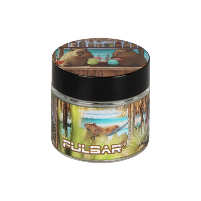 Pulsar Design Series Smoker's Travel Kit 2.0 | Capybara Cabana | Storage Jar