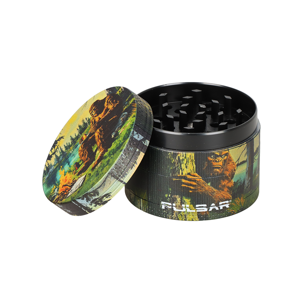 Pulsar Design Series Smoker's Travel Kit 2.0 | Bigfoot Camp | 4 Piece Grinder