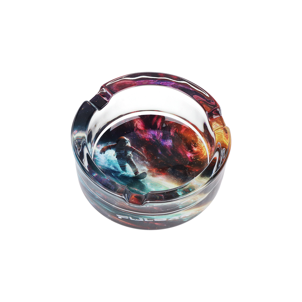Pulsar Design Series Smoker's Travel Kit | Astro Surfer | Glass Ashtray