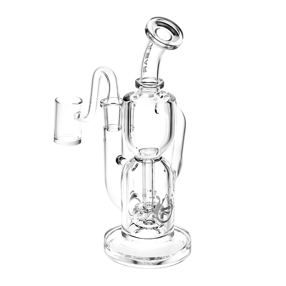 Pulsar Emergence Hourglass Recycler Dab Rig | Back View