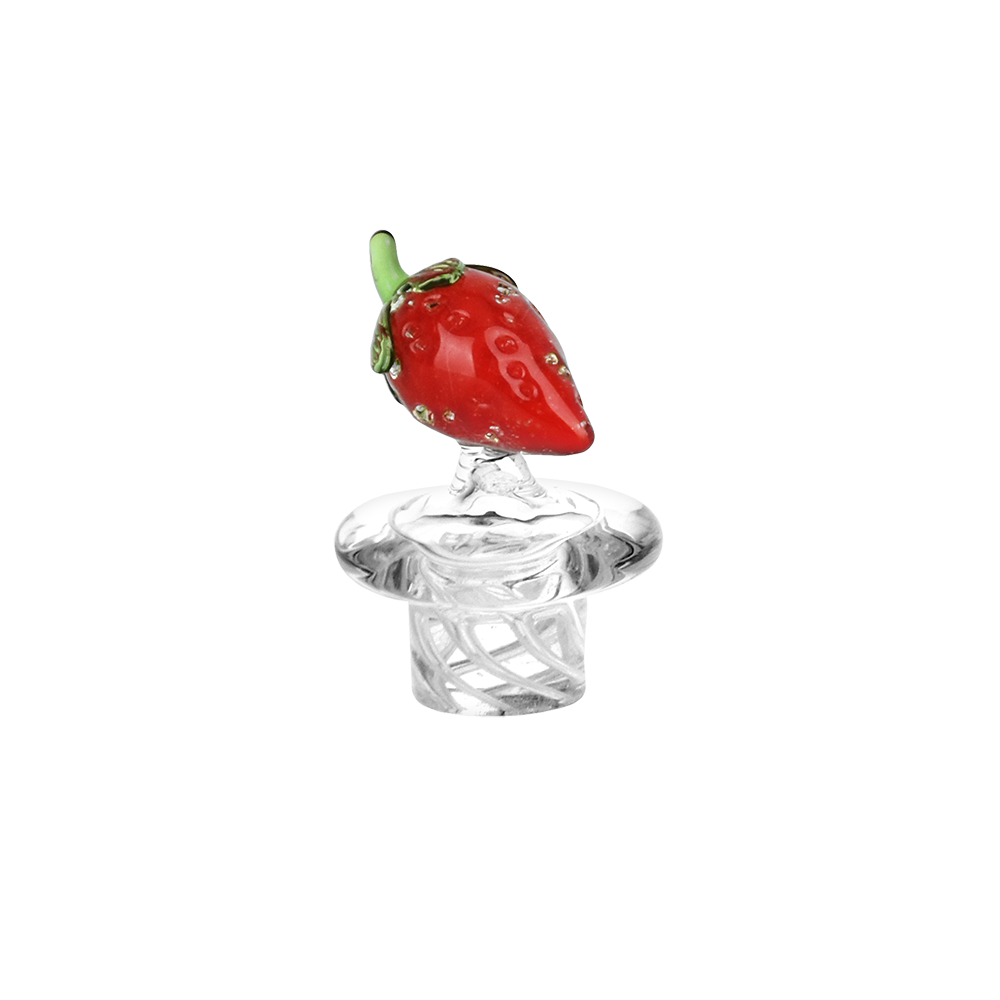 Pulsar Fruit Series Wax Pipe Duo | Strawberry Cough | Carb Cap
