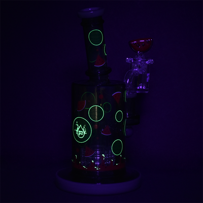 Pulsar Fruit Series Wax Pipe Duo | Watermelon Zkittles | Glow In The Dark Accents