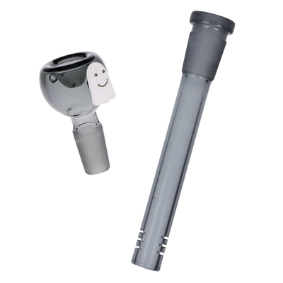 Pulsar Giddy Ghost Beaker Bong | Herb Slide & Downstem