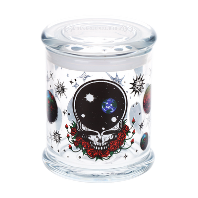 Grateful Dead x Pulsar Pop Top Jar | Space Your Face Worlds | Front View