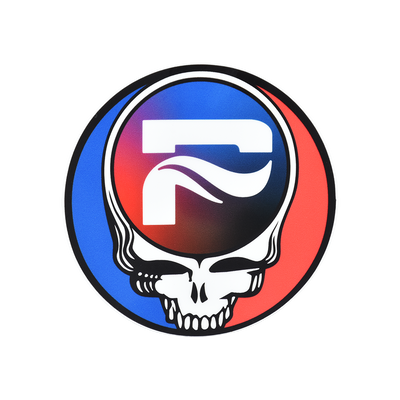 Grateful Dead x Pulsar Stealie Round Sticker