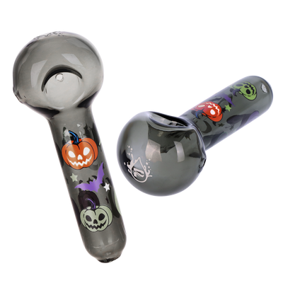 Pulsar Halloween Jamboree Beaker Herb Pipe Duo | Spoon Pipe