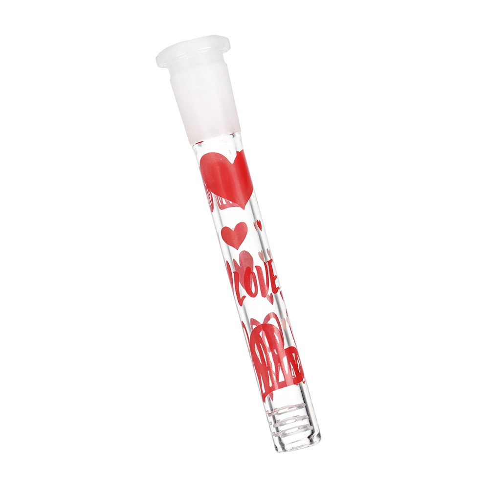 Pulsar Hearts 'n' Roses Beaker Herb Pipe Duo | Matching Downstem