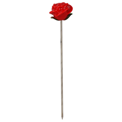 Pulsar Hearts 'n' Roses Beaker Herb Pipe Duo | Rose Poker Tool