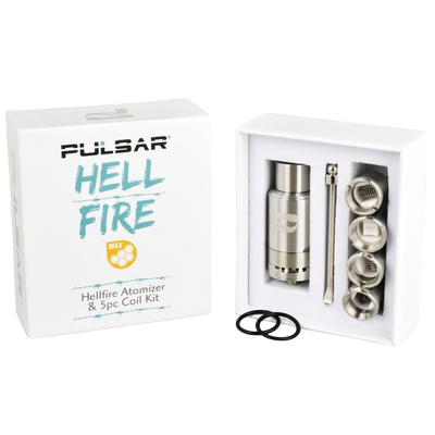 Pulsar Hell Fire Vape Tank & Coil Set | Contents & Packaging