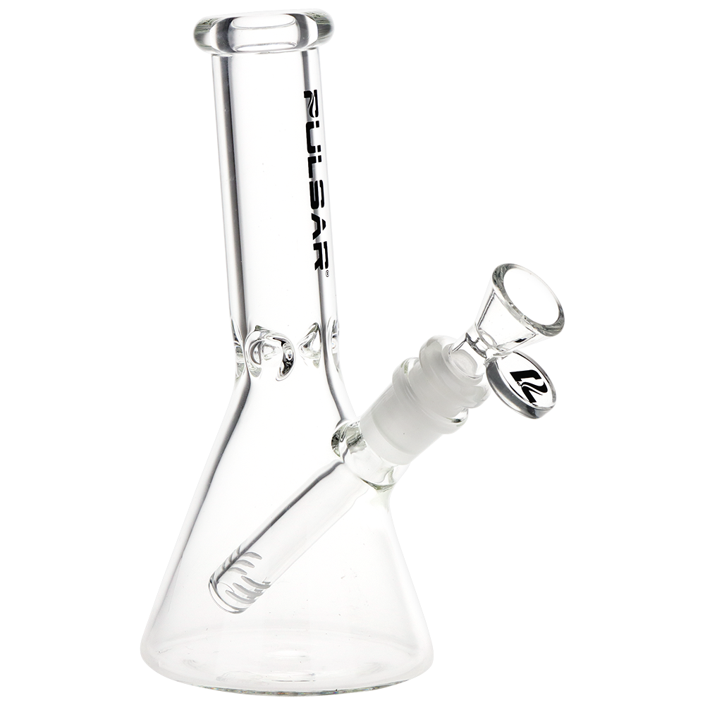 Pulsar Laid Back Beaker Pipe Duo Travel Kit | Beaker Bong | Front View