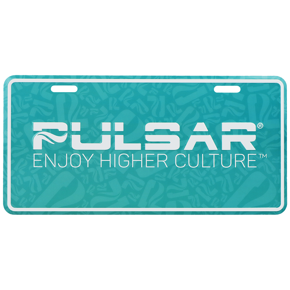 Pulsar Logo Camo License Plate Tin Sign