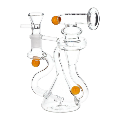 Pulsar Marble Scope Recycler Bong | Back View