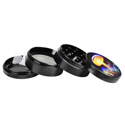 Pulsar Metal Herb Grinder | Mystical Mushroom | Pieces