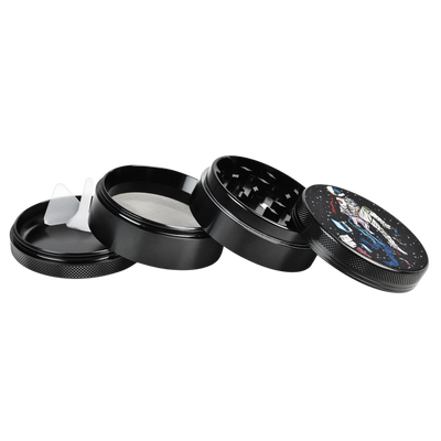 Pulsar Metal Herb Grinder | Super Spaceman | Pieces