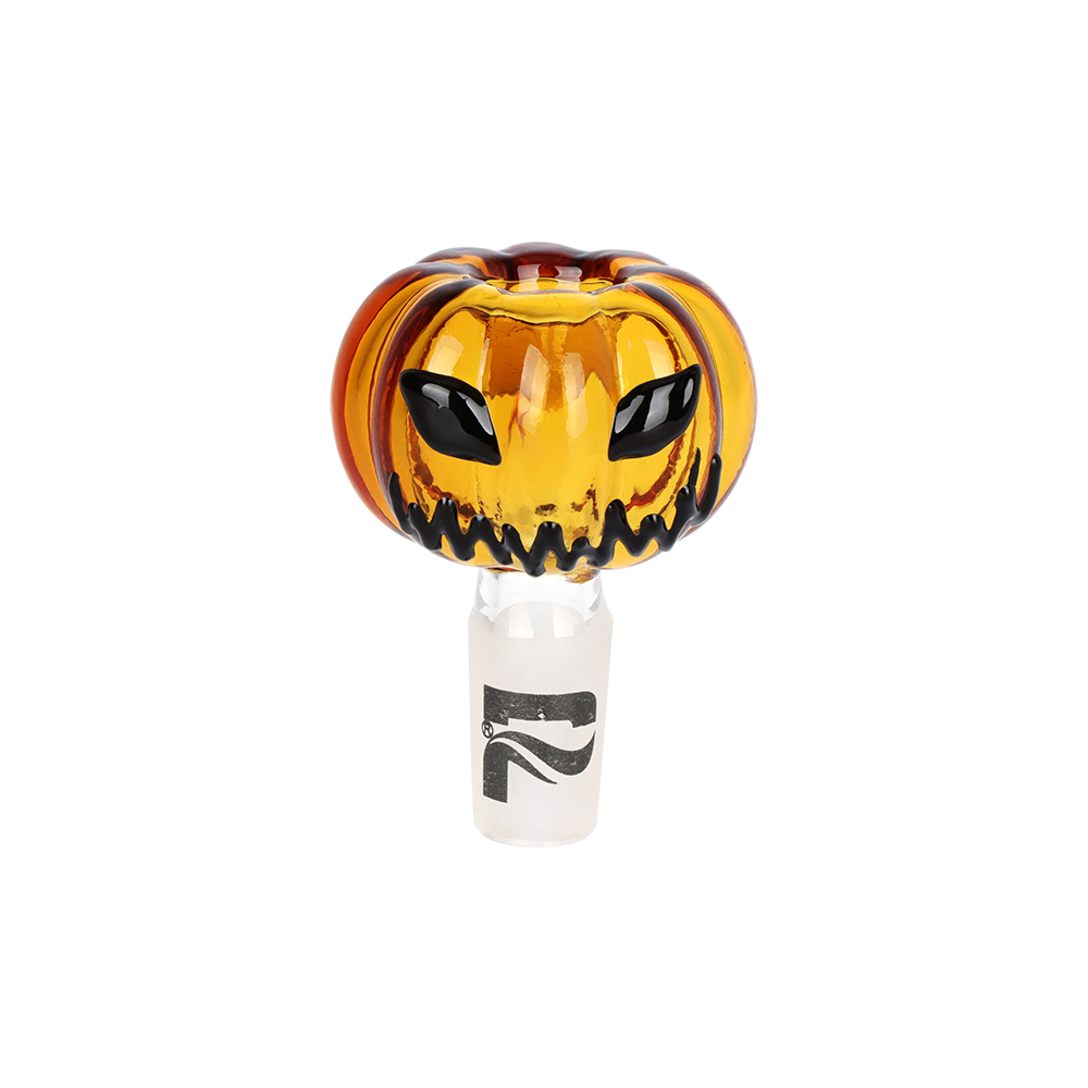 Pulsar Pumpkin Party Beaker Bong Set | Herb Slide