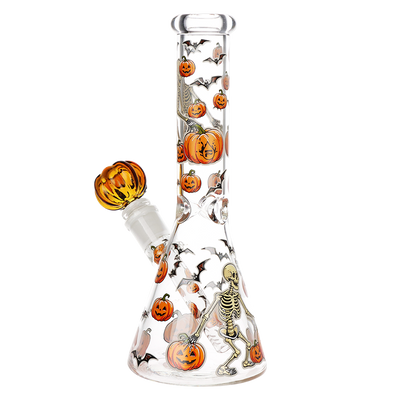Pulsar Pumpkin Party Beaker Bong Set | Back View