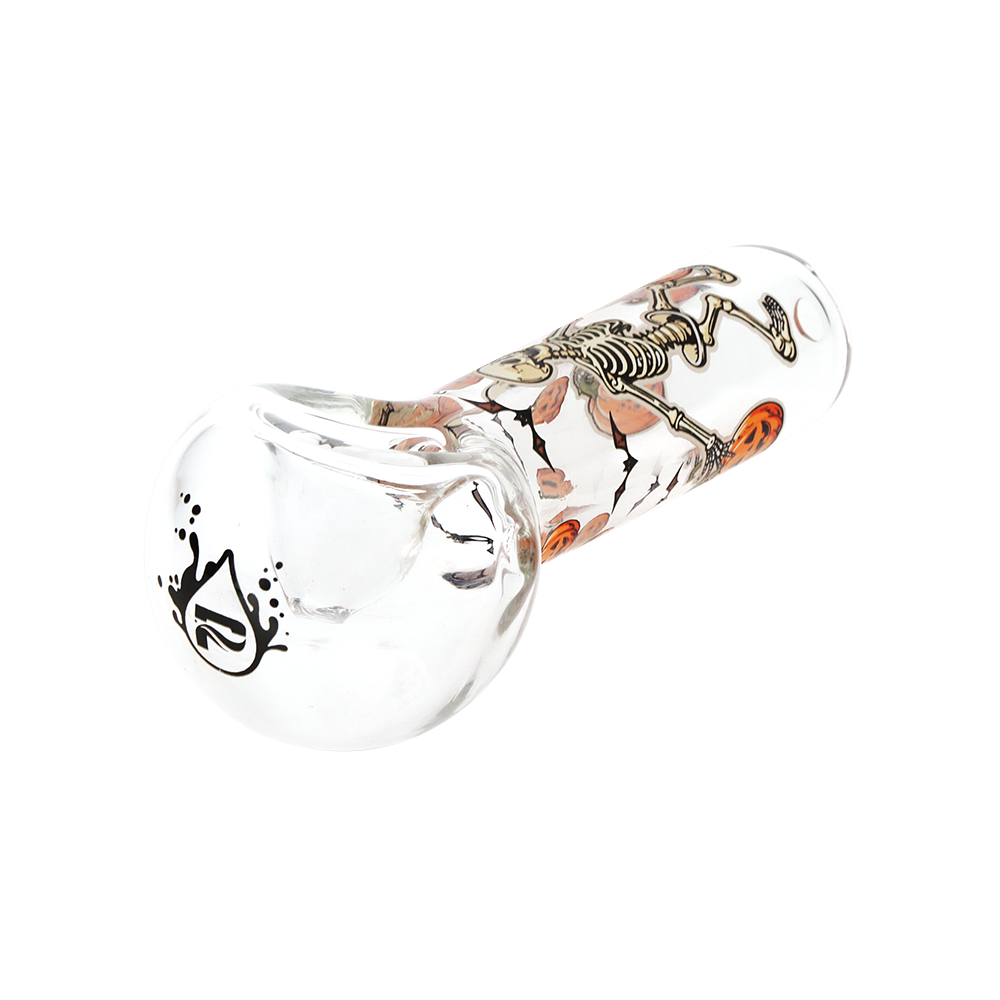 Pulsar Pumpkin Party Beaker Bong Set | Matching Spoon Pipe