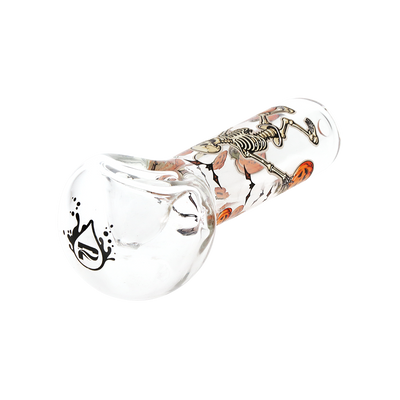 Pulsar Pumpkin Party Beaker Bong Set | Matching Spoon Pipe
