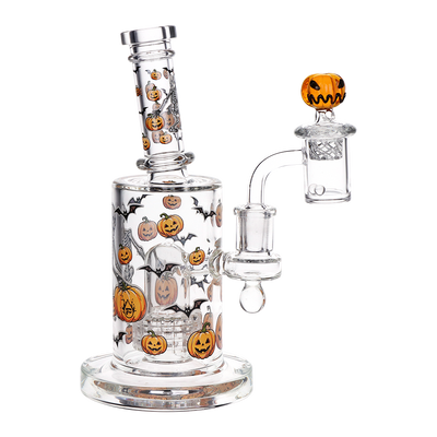 Pulsar Pumpkin Party Dab Rig Set | Front View