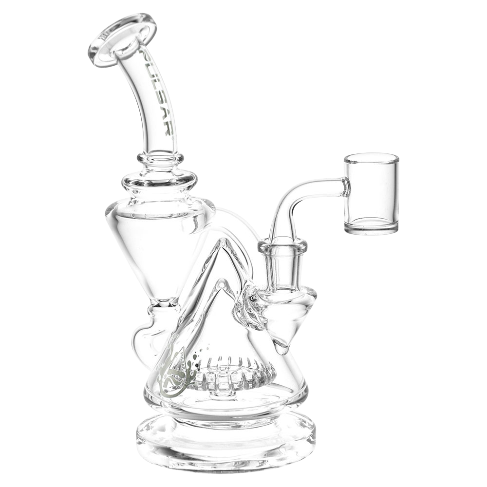 Pulsar Pyramid Baller Recycler Dab Rig | Front View