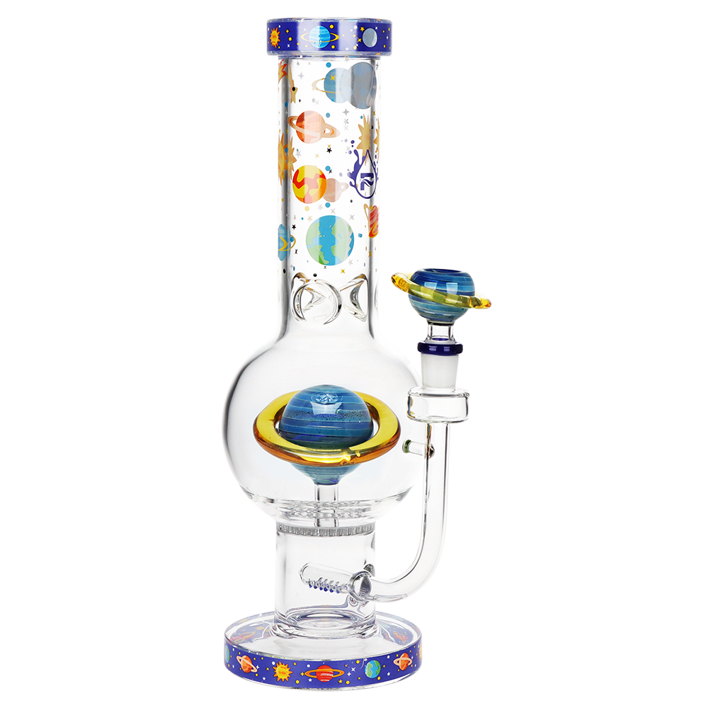 Pulsar Rings of Saturn Bubble Bong | Front View