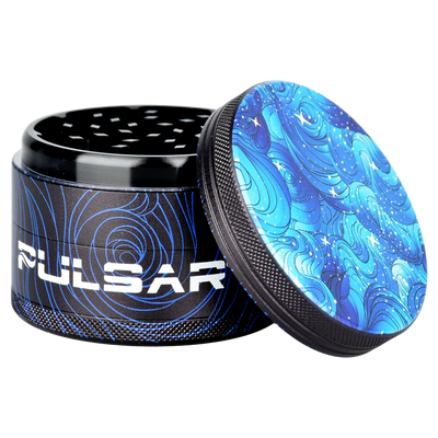 Pulsar Side Art Design Series Grinder | Space Dust | Open View