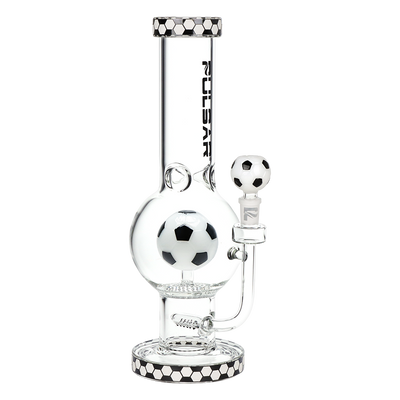 Pulsar Soccer Celebration Bubble Bong | Front View