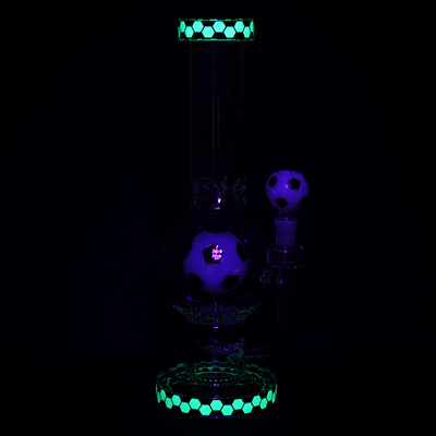 Pulsar Soccer Celebration Bubble Bong | Glow In The Dark Accents