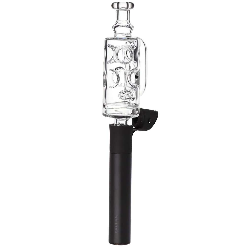 Swiss Bubbler Attachment for Puffco Pivot | View with Vaporizer