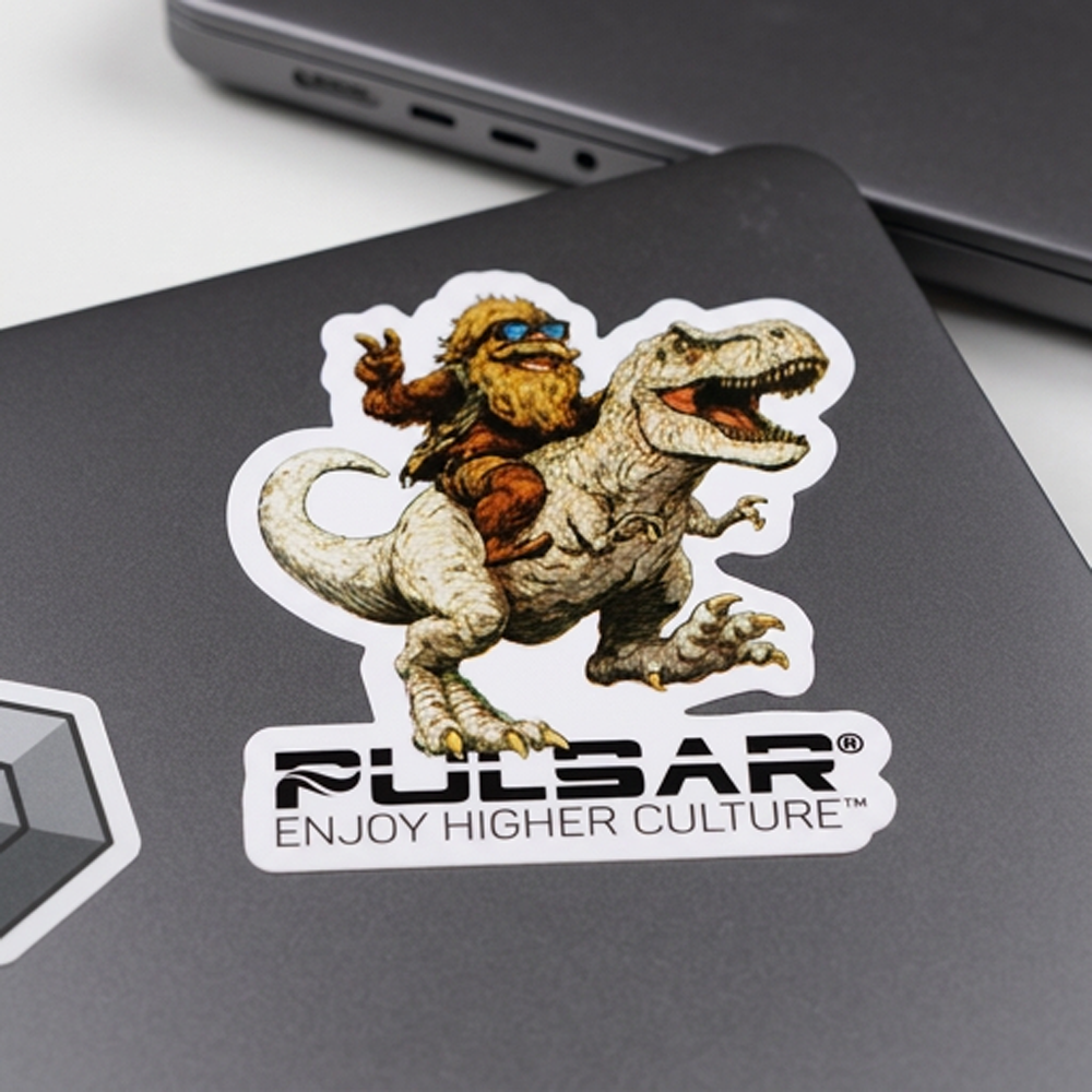 Pulsar T-Rex Ride Die Cut Sticker