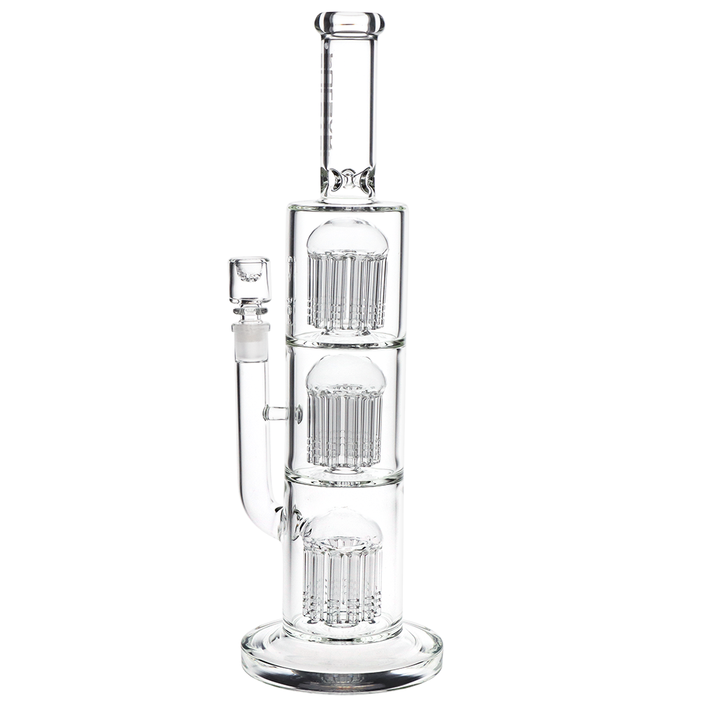 Pulsar Triple Stack Jellyfish Bong | Back View