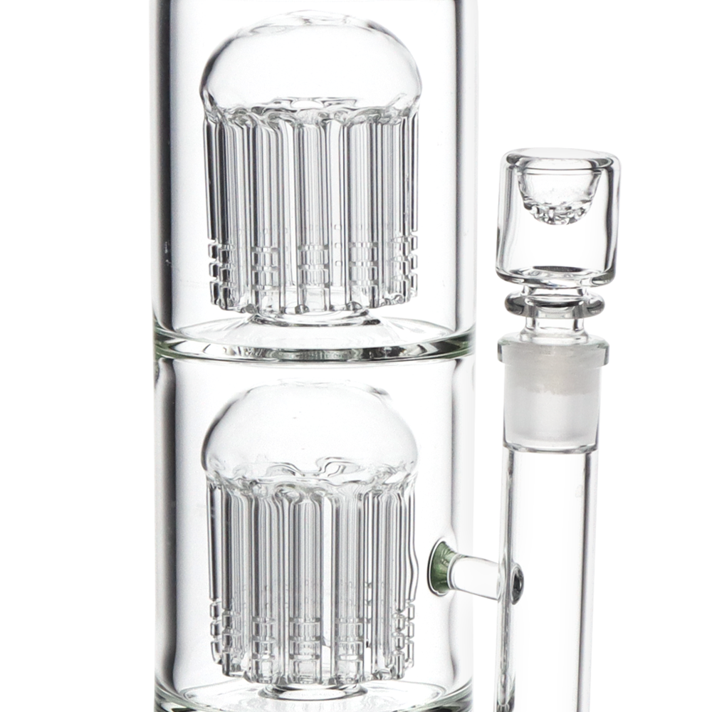 Pulsar Triple Stack Jellyfish Bong | Close View of Percolators