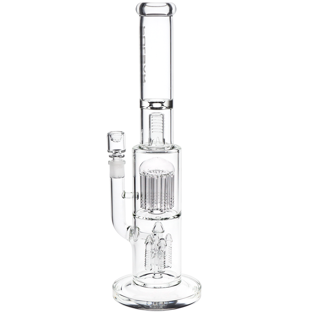 Pulsar Turbo Tower Straight Tube Bong | Back View