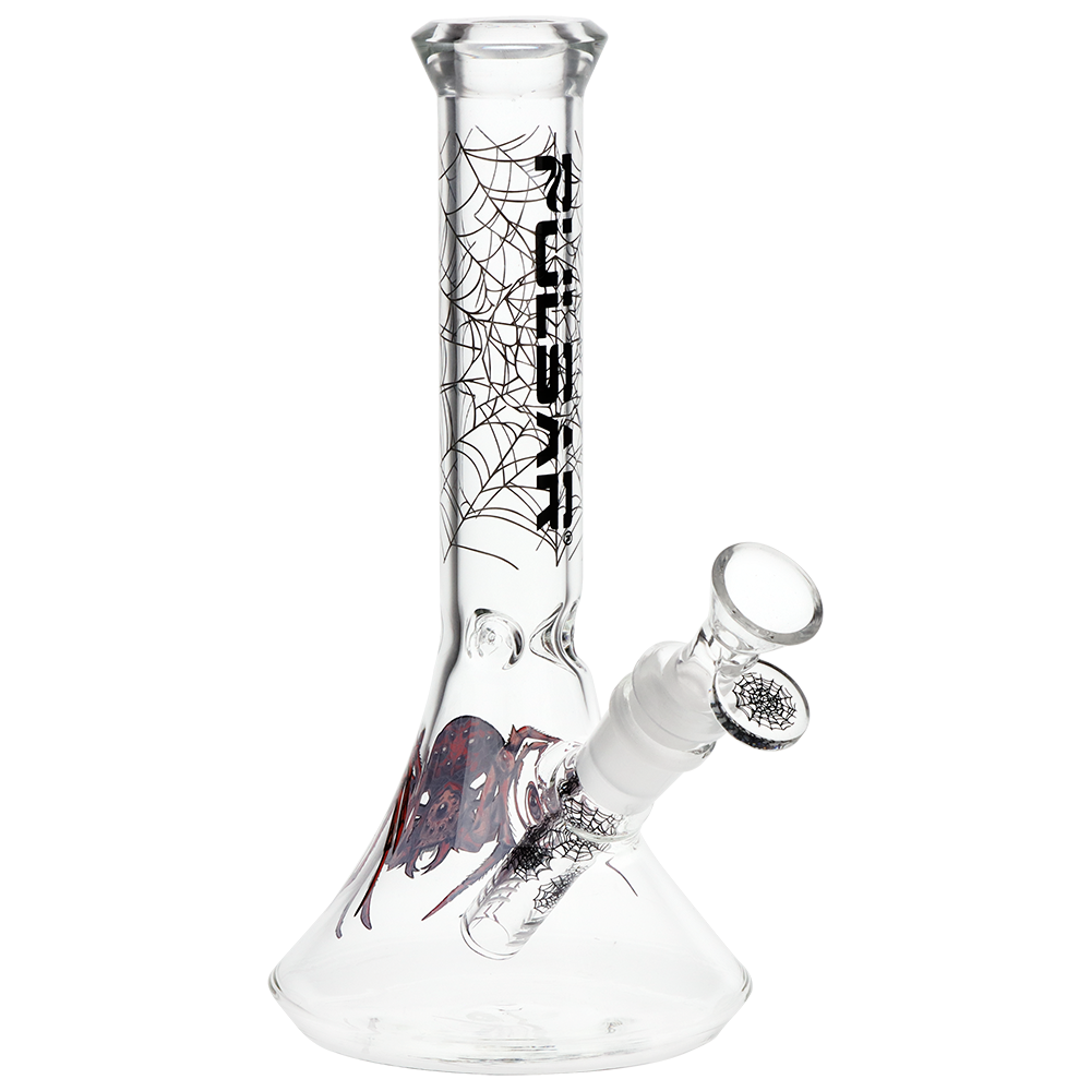 Pulsar Webs of Entanglement Flared Beaker Bong | Front View
