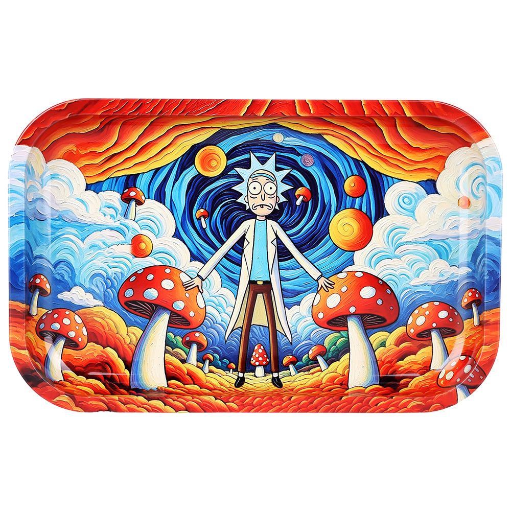 Richard Mushroom Portal Metal Rolling Tray